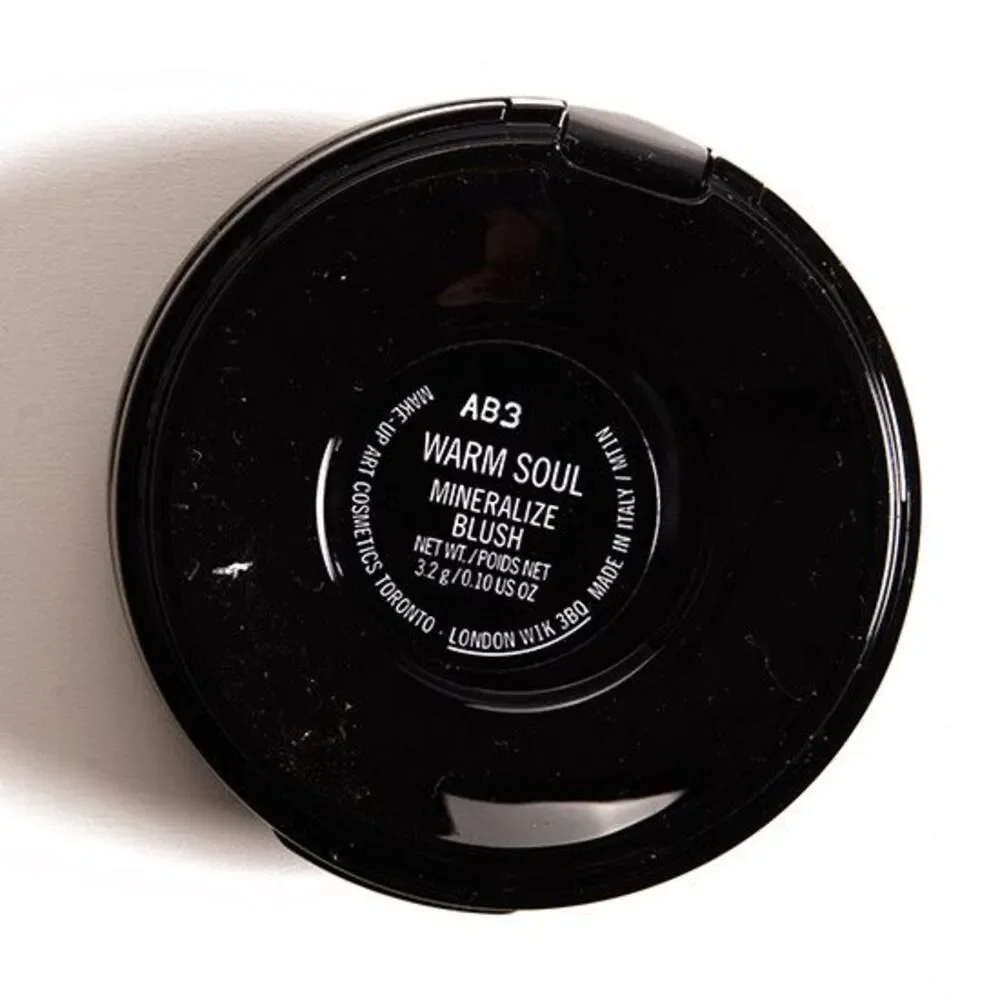 MAC WARM SOUL Mineralize Blush ~ Mid-tone Beige Gold Pearl ~ 3.2gm New in Box